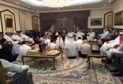 العلامة القرضاوي يستضيف مشعل وأبو مرزوق بالدوحة