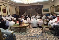 العلامة القرضاوي يستضيف مشعل وأبو مرزوق بالدوحة