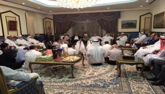 العلامة القرضاوي يستضيف مشعل وأبو مرزوق بالدوحة