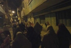 مسيرة ليلية مناهضة للانقلاب العسكري ببني سويف