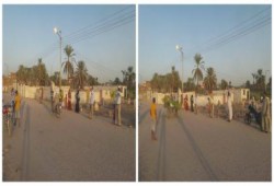 الأقصر : سلسلة بشرية للثوار رافضي الانقلاب فى اسبوع ‏عيدنا ثورة