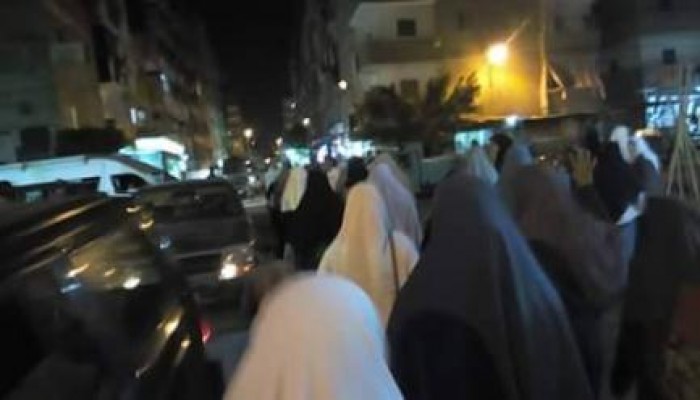 مسيرات بأنحاء مختلفة من الإسكندرية تنديدا بالانقلاب وتواطؤه مع الصهاينة