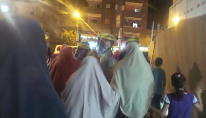 تظاهرة ليلية ببني سويف تؤكد على الاستمرار في الحراك حتى إسقاط الانقلاب