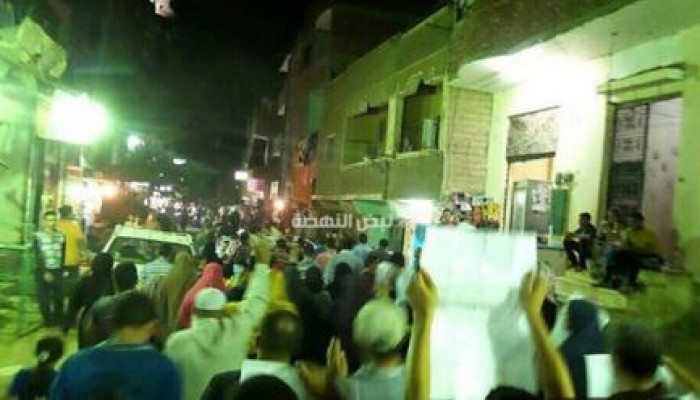 في مسيرة ليلية حاشدة.. ثوار "الكونيّسة" بالجيزة يحيّون "مرابطي الأقصى"