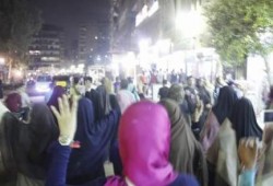 مسيرة ليلية لثوار شبرا الخيمة للمطالبة بالقصاص للشهداء