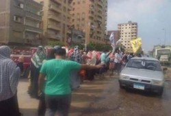 ثوار كفر الدوار ينتفضون لاستشهاد أحد المعتقلين بمركز الشرطة