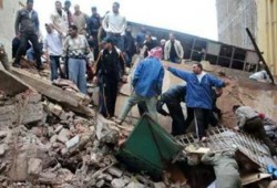 إهمال الانقلاب: 8 قتلى في انهيار بناية سكنية وسط القاهرة