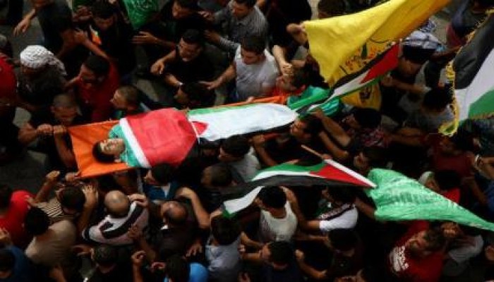 حماس تزف ابنها الشهيد أبو سليمان وتعاهد الشعب بالثأر لدمائه
