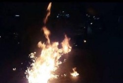 ثوار بني سويف يتصدون لداخلية العسكر ويستكملون مسيرتهم المناهضة للانقلاب العسكري