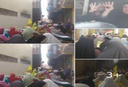 أهالي قرية حفنا ببلبيس ينطلقون في مسيرة حاشدة عقب صلاة الجمعة للتنديد بجرائم العسكر