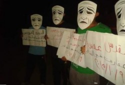 شبين القناطر تدعم انتفاضة الأقصى في فعالية ليلية