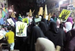 كرداسة تتحدى داخلية الانقلاب بمسيرة ليلية حاشدة