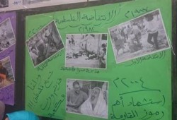 معرض صور لطلاب الإخوان بصيدلة الإسكندرية دعما للإنتفاضة الثالثة