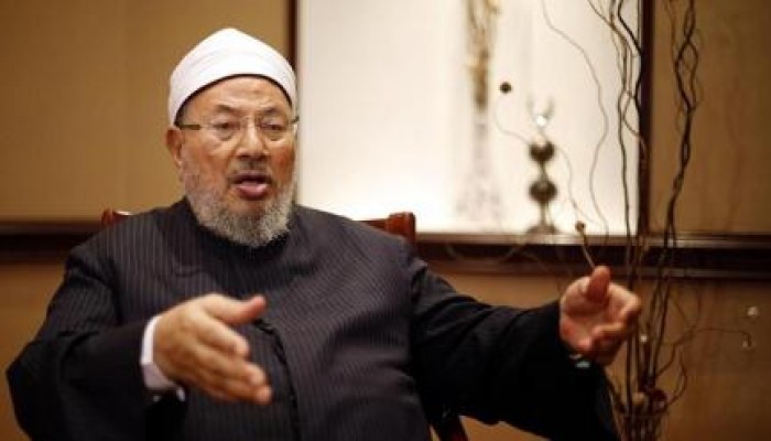 القرضاوي: دعم الفلسطينيين واجب ونصرتهم فريضة