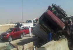 مصرع وإصابة 18 في حادث انقلاب سيارة على طريق مصر- الفيوم