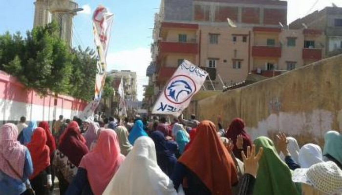 البحيرة | مسيرة حاشدة لثوار كفر الدوار تدعو لمقاطعة انتخابات الدم