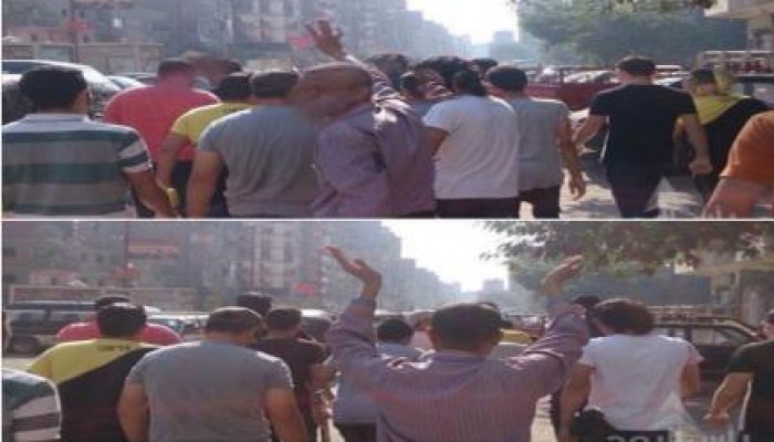 فيديو.. ثوار المطرية ينتفضون نصرة للمسجد الأقصى