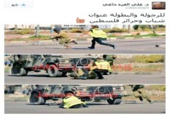 "القره داغي": للرجولة والبطولة عنوان.. "شباب وحرائر فلسطين"