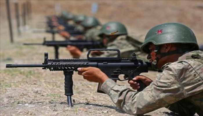تدريب مشترك بين القوات المسلحة التركية والقطرية