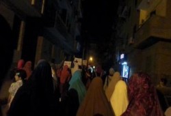 البحيرة: نساء ضد الانقلاب بأبو حمص تطالب بإسقاط النظام العسكري