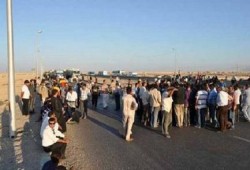 الانفلات الأمني ..بعد قتله 5 مواطنين.. أهالي «بهتيم» يقطعون الدائري ويطالبون برأس "الدوكش"