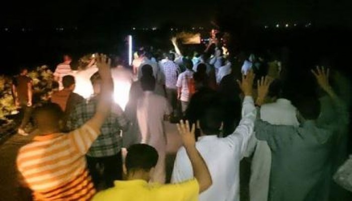 البحيرة: فرسان الحرية تشعل شوارع أبو حمص رفضا للانقلاب وفشله