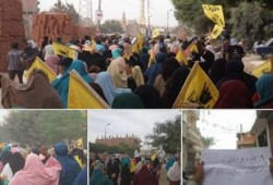 مسيرة حاشدة لثوار أبو حماد ضد الانقلاب