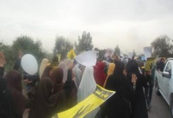 مسيرة بالحسينية رفضا للانقلاب العسكري ضمن فعاليات "إرادة لاتقهر وثورة لا تنهزم"