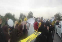 مسيرة بالحسينية رفضا للانقلاب العسكري ضمن فعاليات "إرادة لاتقهر وثورة لا تنهزم"