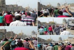 مسيرة لثوار مدينة الزقازيق عقب صلاة الجمعة.