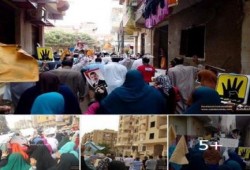 ثوار الجيزة يهتفون : ثورة ثورة حتى النصر.. ثورة فى كل شوارع مصر