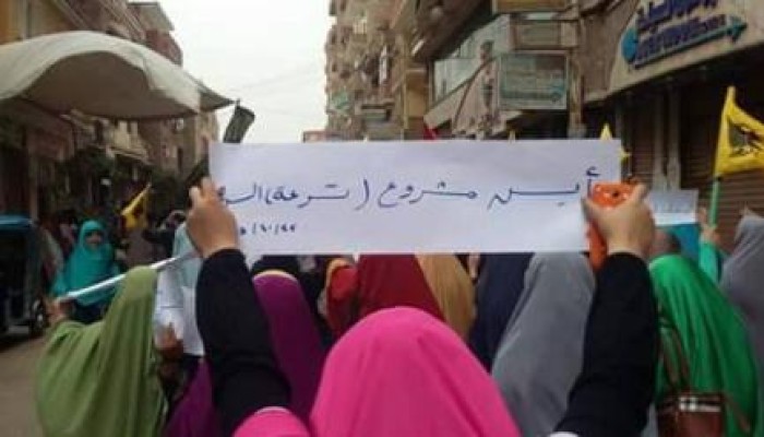 المنوفية: مسيرة مناهضة للانقلاب ببركة السبع