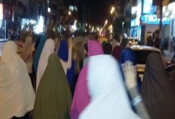 مسيرة ليلية مناهضة للانقلاب ببني سويف
