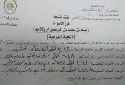 بالمستندات.. تزوير نسبة حضور الناخبين في دائرة المنتزه بالإسكندرية في انتخابات العسكر