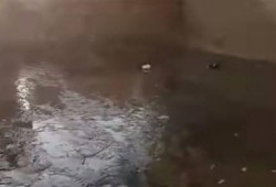 إهمال الانقلاب: إنفجار "ماسورة" صرف بشبراخيت