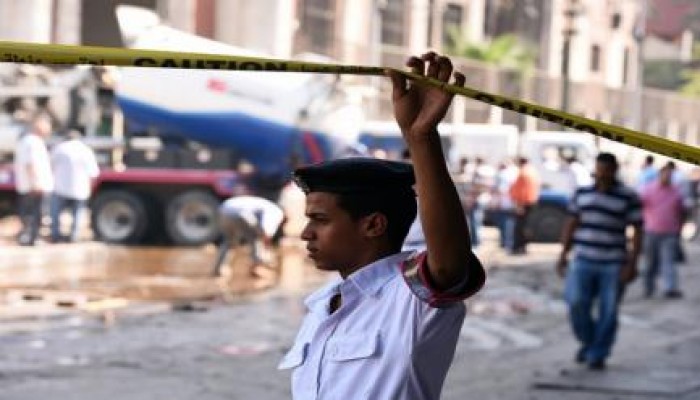 مقتل امين شرطة بقطاع الامن الوطنى  برصاص مجهولين بمحافظة بني سويف جنوب البلاد