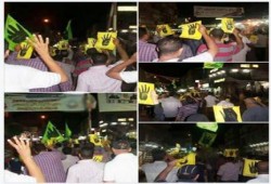 رغم الطقس السيئ ثوار الإسكندرية يخرجون في مسيرات ليلية منددة بالانقلاب