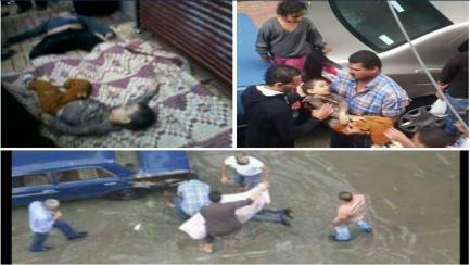 ارتفاع عدد ضحايا الأمطار إلى 7 بعد وفاة مواطن بـ"المحلة"