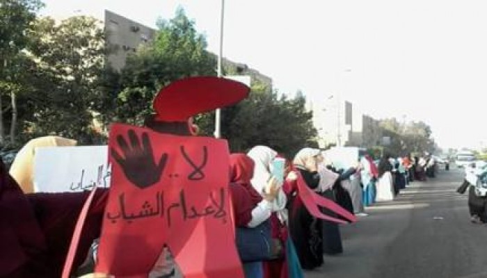 بالصور.. حرائر جامعة الأزهر بالقاهرة ينددن بأحكام الإعدام الجائرة