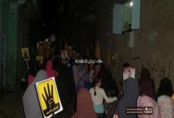 الجيزة: مسيرة ليلية لثوار كرداسة ضد حكم العسكر