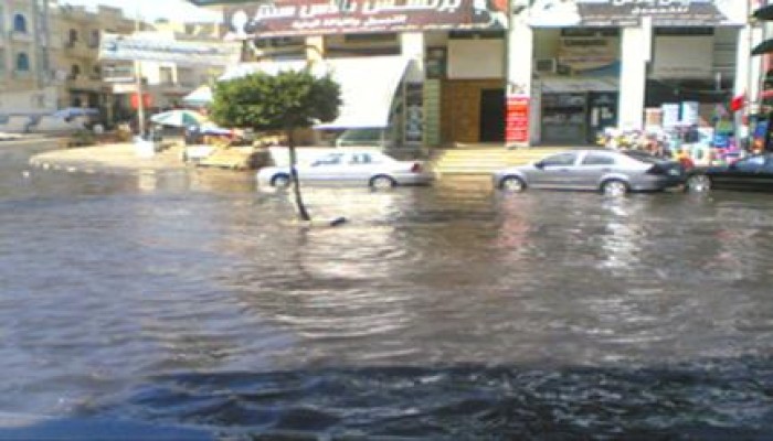أمطار كفر الشيخ تقطع الكهرباء وتغرق الشوارع وتوقف الصيد وجني المحاصيل