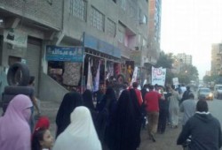 فعالية بالخانكة تندد بالانقلاب العسكري في بداية أسبوع ثوري جديد