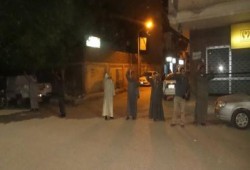 وقفة لثوار الأقصر بالقرب من مديرية الأمن