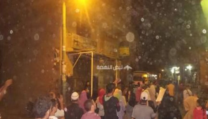 أهالي أوسيم يرفعون شعار "لا نقبل الضيم" فى مسيرتهم لإسقاط حكم العسكر