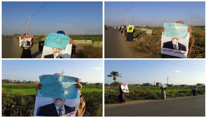 دمياط:حرائر أم الرضا يهنئن أردوغان ..ويطالبن بالإفراج عن القتيات المعتقلات (صور)