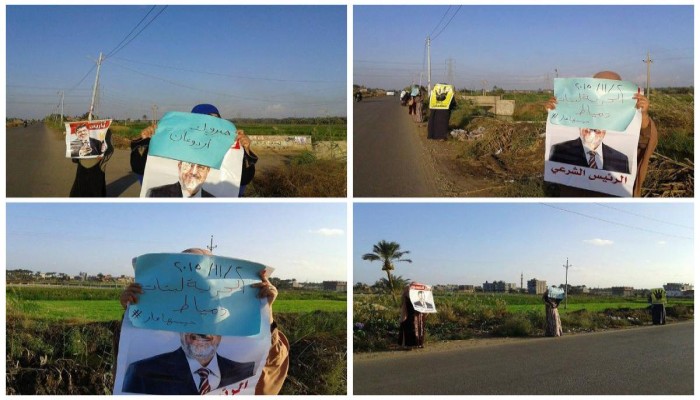 دمياط:حرائر أم الرضا يهنئن أردوغان ..ويطالبن بالإفراج عن القتيات المعتقلات (صور)