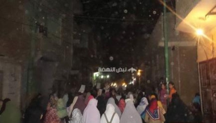 بمسيرات ليلية.. ثوار «المنصورية وناهيا» يطاردون العسكر ويزفون أردوغان