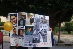 وقفة لطالبات كلية العلوم بجامعة الإسكندريه تطالب بالإفراج عن زملاءهم