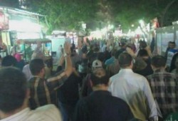 مسيرة ليلية في المطرية تبارك للعدالة والتنمية فوزه بالانتخابات التركية