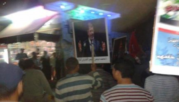 مسيرة حاشدة لثوار البصارطة بدمياط تنديدا بالانقلاب الدموي